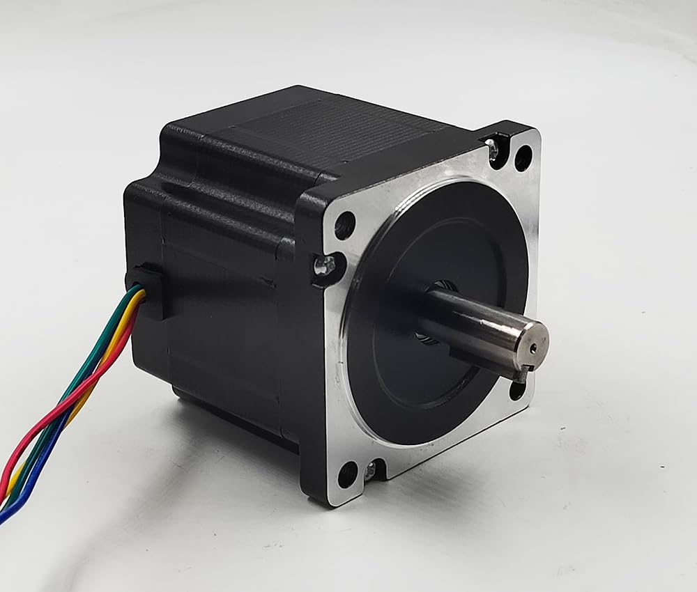 Nema 34 Stepper Motor 5.5A 4.5Nm (640 oz-in) 80mm Length for CNC Router Mill Lathe