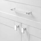 5 Inch Polished Chrome Cabinet Pulls 10 Pack French Style P2501