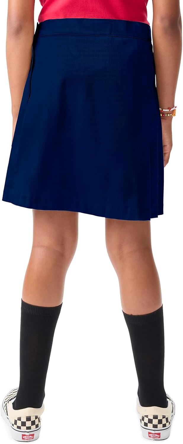 Big Girl's Girls Double-Pleated Scooter Skirt