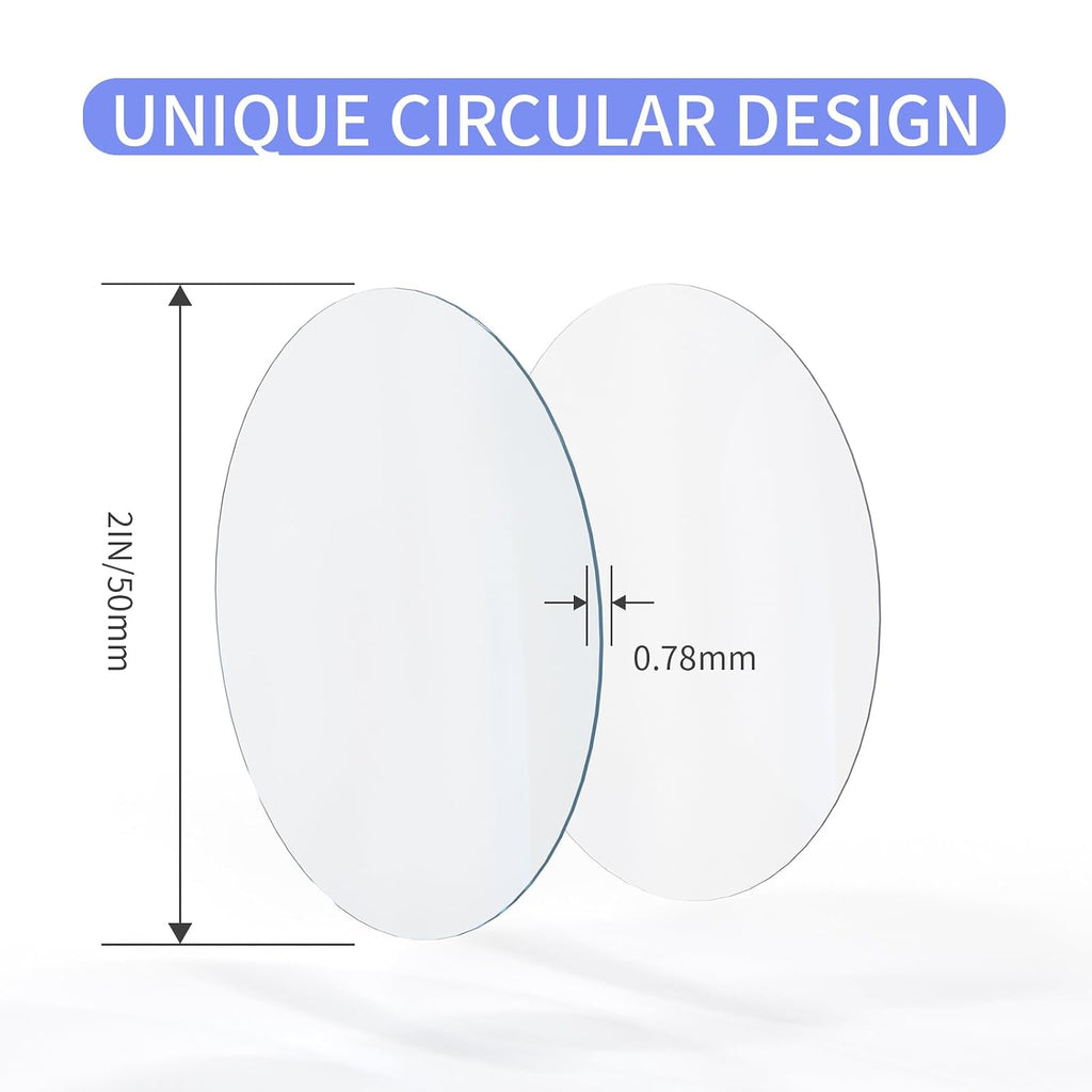 Adhesive Pads,30PCS Double Sided Circular Mounting Tape,2in