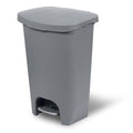 13 Gallon Trash Can with Clorox Odor Protection | Plastic Kitchen Waste Bin | Hands Free with Step On Foot Pedal and