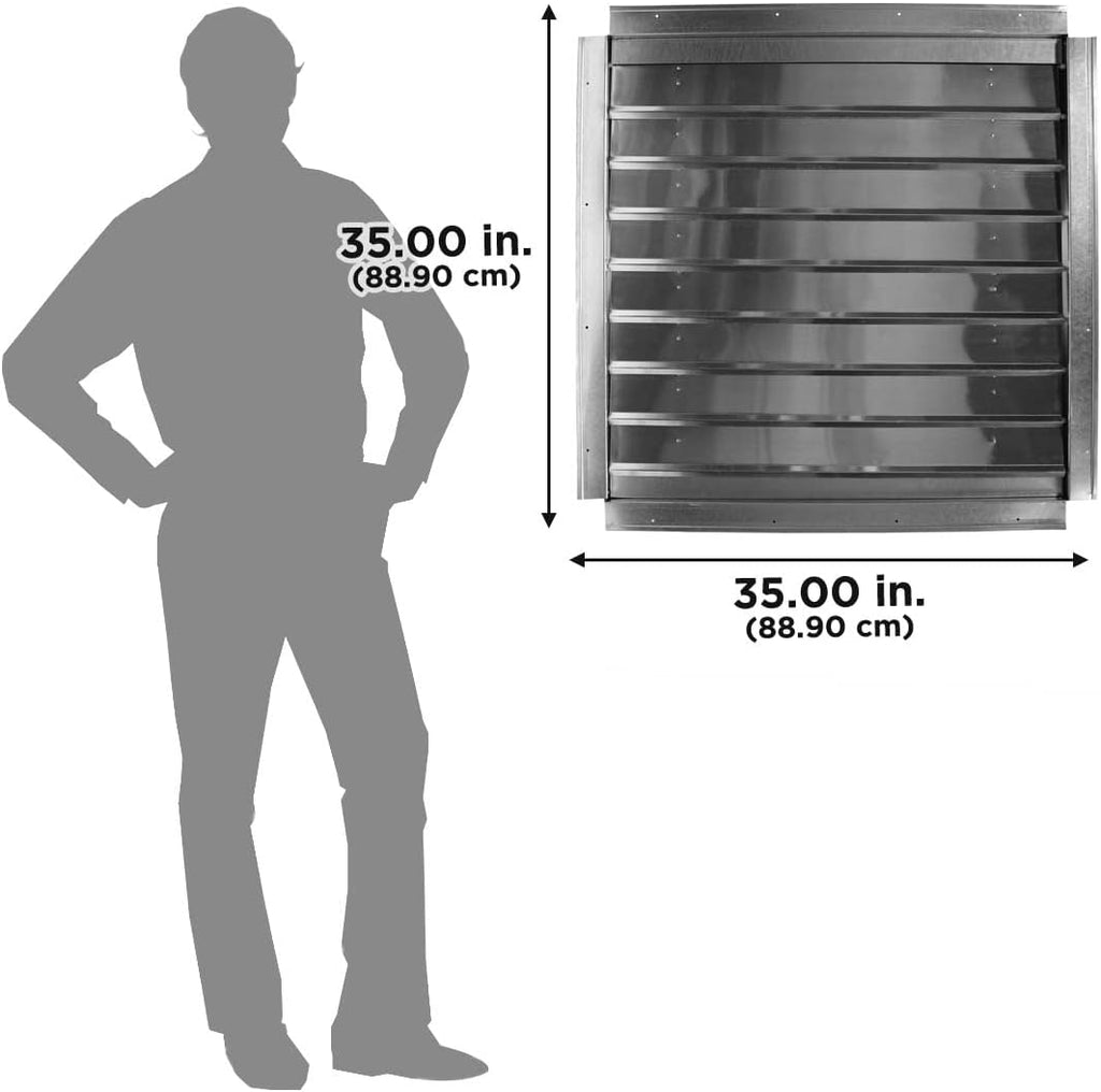 Maxx Air Exhaust Fan - Efficient and Durable Ventilation And Cooling Solution, Extraction Fan, No Cheap Materials (30" Exhaust Fan)