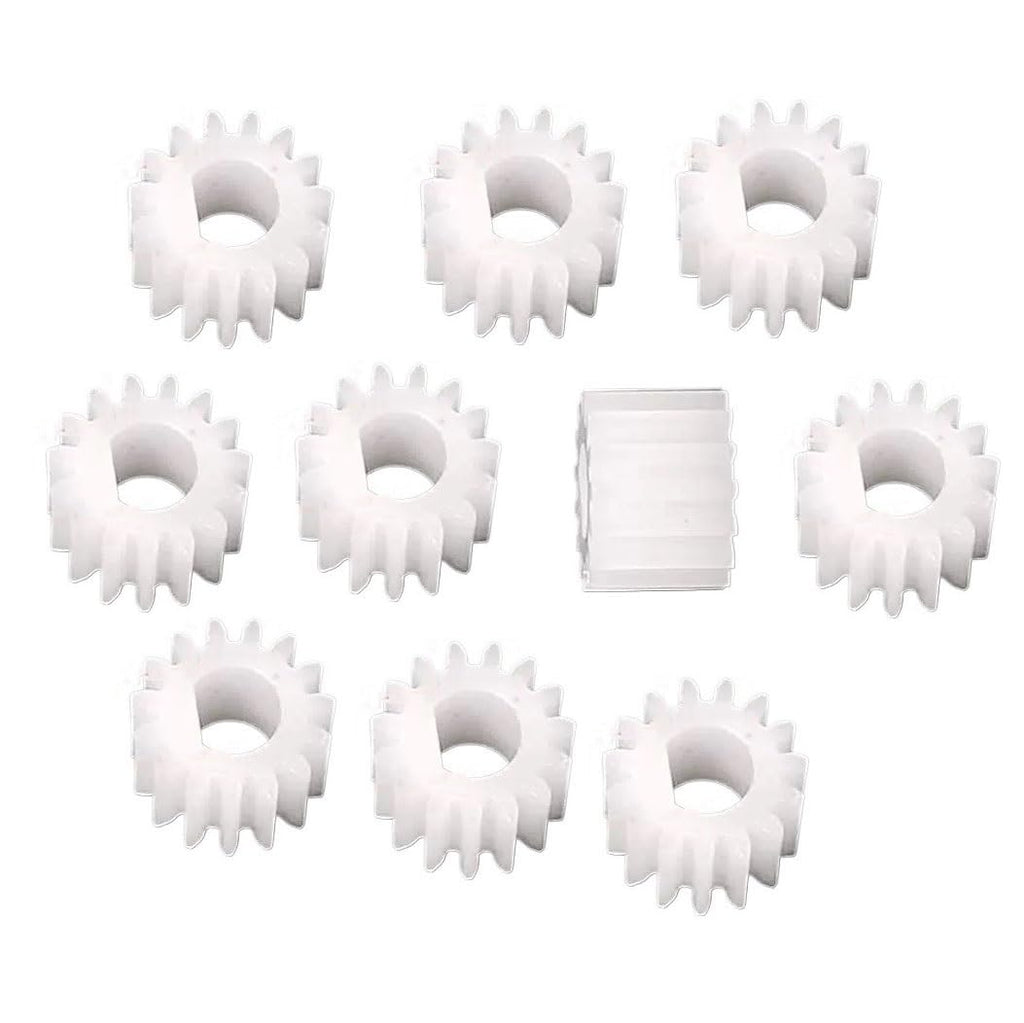 10pcs 1 Module 20 Teeth D Shape Hole Plastic Spur Gear 20T 1M Spur Pinion Gear 22mm Outer Diameter DIY Plastic Wheel Industry(4x3.5mm)