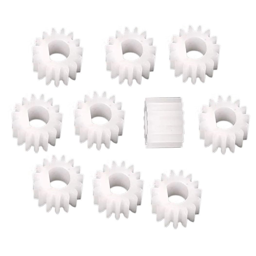 10pcs 1 Module 20 Teeth D Shape Hole Plastic Spur Gear 20T 1M Spur Pinion Gear 22mm Outer Diameter DIY Plastic Wheel Industry(4x3.5mm)