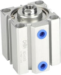 Pneumatic Cylinder SDA16/20/25/32/40/50/63/180/100 Series Double Acting 5-100Mm Stroke Compact Air Cylinder(Stroke 80mm,Bore 50mm)