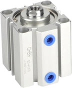 Pneumatic Cylinder SDA16/20/25/32/40/50/63/180/100 Series Double Acting 5-100Mm Stroke Compact Air Cylinder(Stroke 80mm,Bore 50mm)