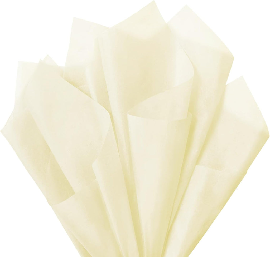 120 Sheets 14 x 20 Inch Cream Tissue Paper for Gift Bag Wrapping