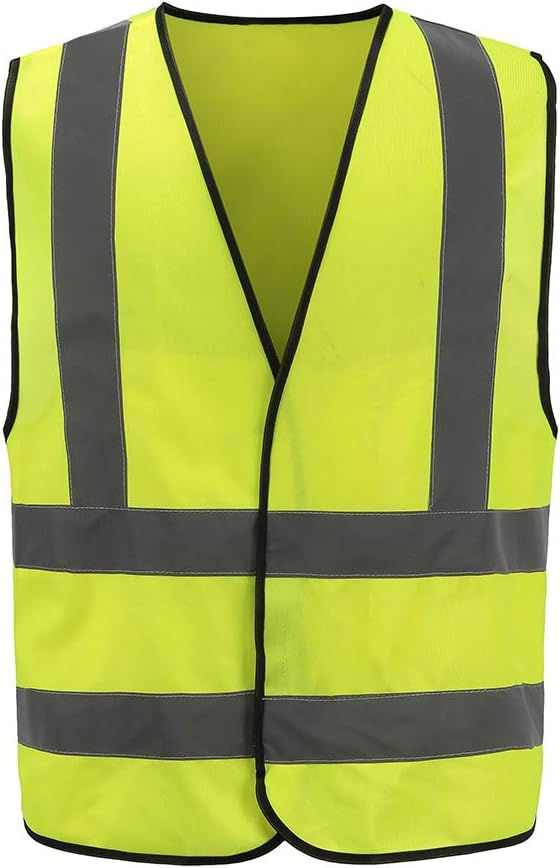 12 colour High visibility viz vest hi vis viz reflective work construction safety vest (XS-8XL)