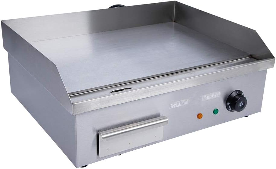 3000W Commercial Flat Top Griddle Countertop Electric Teppanyaki Grill