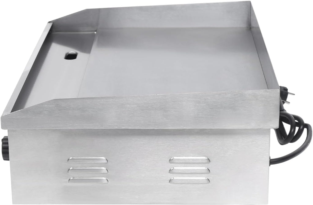 3000W Commercial Electric Teppanyaki Grill Countertop Flat Top Griddle