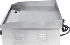 3000W Commercial Electric Teppanyaki Grill Countertop Flat Top Griddle