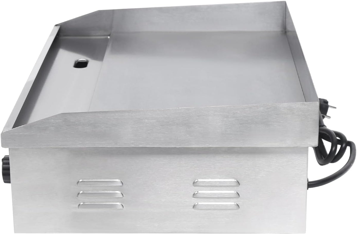 3000W Commercial Electric Teppanyaki Grill Countertop Flat Top Griddle