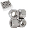 1/2-13 Lock Nut, 20Pcs 304 Stainless Steel Nylock Insert Locking Nuts