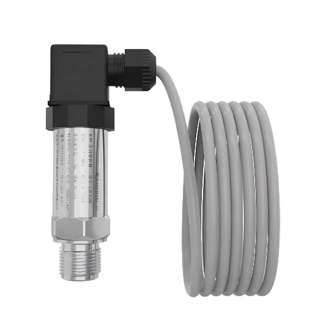 Pressure Transmitter Sensor 4-20mA 24VDC 1/4" NPT DIN Connector Transducer