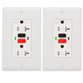 POWAWINI 2 Pack GFCI Outlet 20 Amp, Tamper Resistant, Weather Resistant