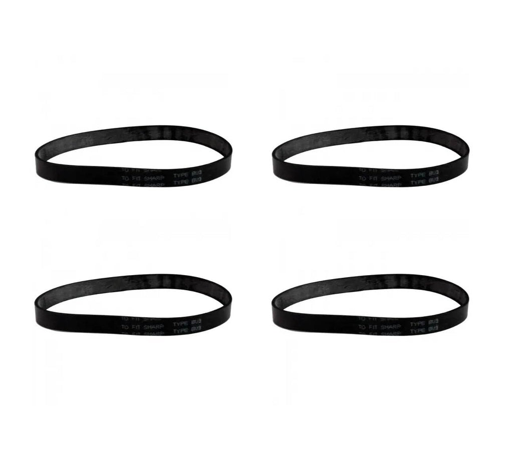 YOKAMU Replacement Vacuum Belts for Sharp Model EC14TX6 EC-14TX6, 4-Pack