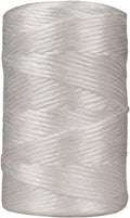 Rope and Cord Polypropylene Twine - Perfect for Outdoor, Gardening, Landscaping, and Shipping - 1000 ft Tube, White