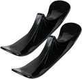 Snow Scooter Ski Sled Attachment 2-in-1 Outdoor Snowboard Balance Bike Sledding Gear with 2 Wheels for Winter Sports