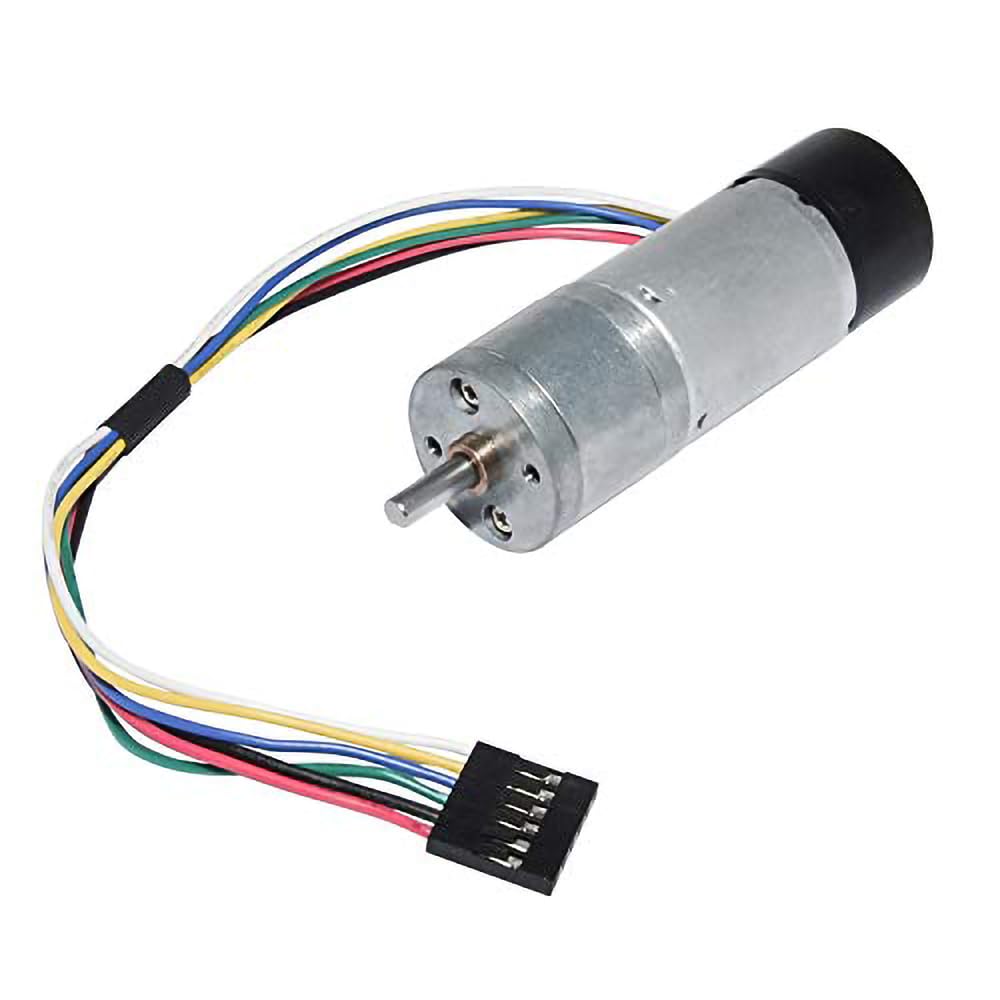 Encoder Metal Gearmotor 12V DC Low Speed 60 RPM Gear Motor with Encoder for Arduino and 3D Printers