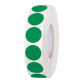 Pack of 2000 Round Color Coding Circle Dots Stickers Labels (1", Green)