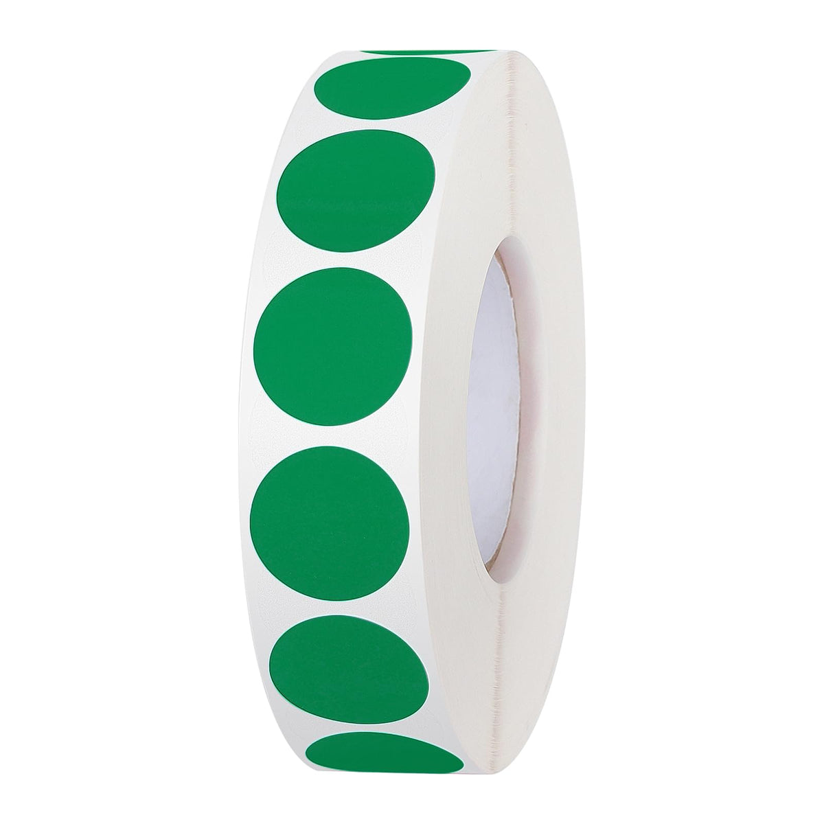Pack of 2000 Round Color Coding Circle Dots Stickers Labels (1", Green)