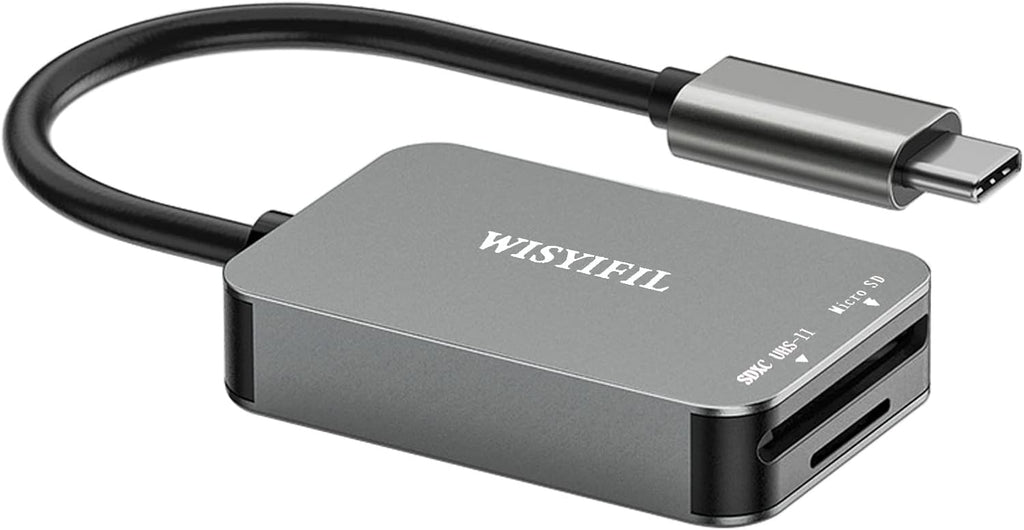 UHS-II High Speed Card Reader, USB C SD 4.0 Memory Card Reader, for SDXC, SDHC, SD, MMC, Micro SDXC, Micro SD, Micro