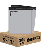 9x12 Poly Mailers 200 Pack, Durable Waterproof Polymailers for Shipping Clothes, Self Seal Mailing Bags for Small