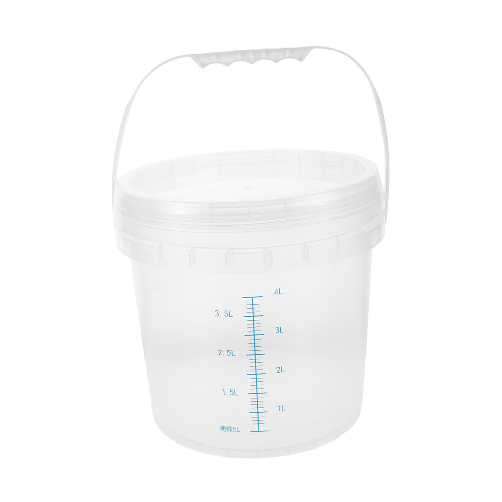 Plastic Measuring Bucket 5l with Handle and Airtight Lid