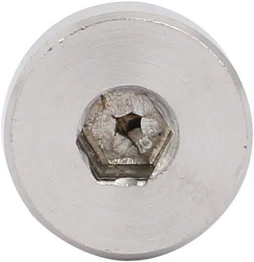 uxcell 304 Stainless Steel Hex Socket Shoulder Bolt 12mm Shoulder Dia 16mm Shoulder Length M10 Thread 2PCS