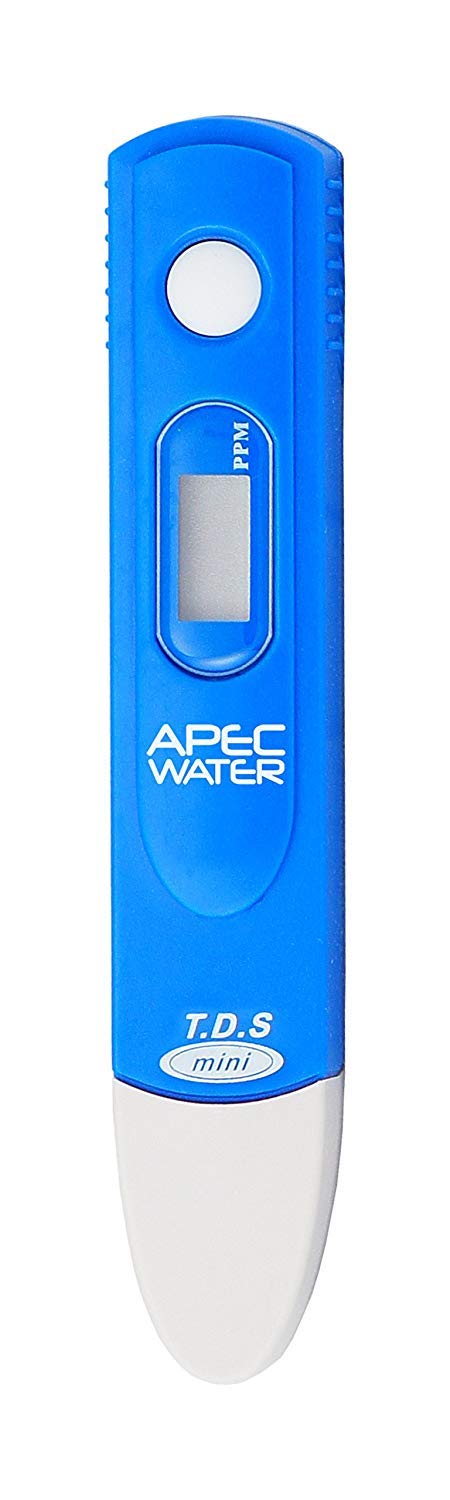 APEC TDS Meter Digital Water Quality TDS Test Kit Meter with Carrying Case, 0 to 1999 ppm Measurement Range, 1 ppm