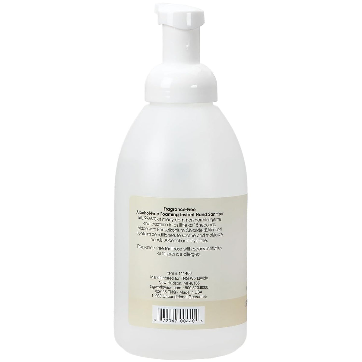 ForPro Foaming Instant Hand Sanitizer, 20oz, Fragrance Free
