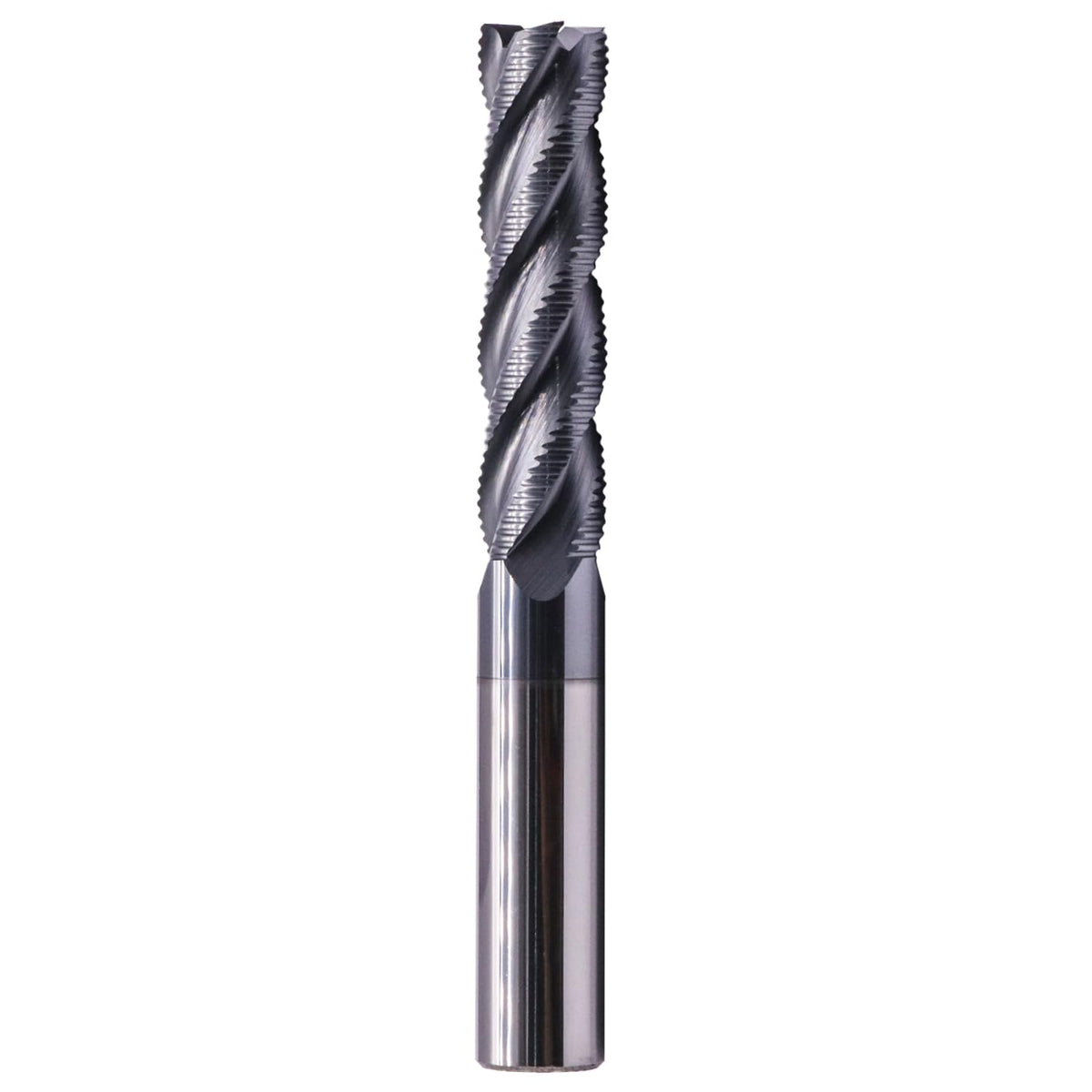 4 Flute Solid Carbide Long Roughing End Mill(1Pc, 1/2"), ALCrSiN Coated