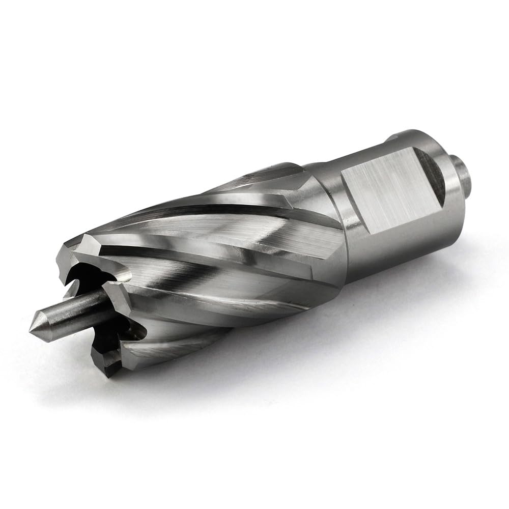Annular Cutter JESTUOUS 7/8 Inch Cut Diameter 3/4 Weldon Shank 1 Cut Depth