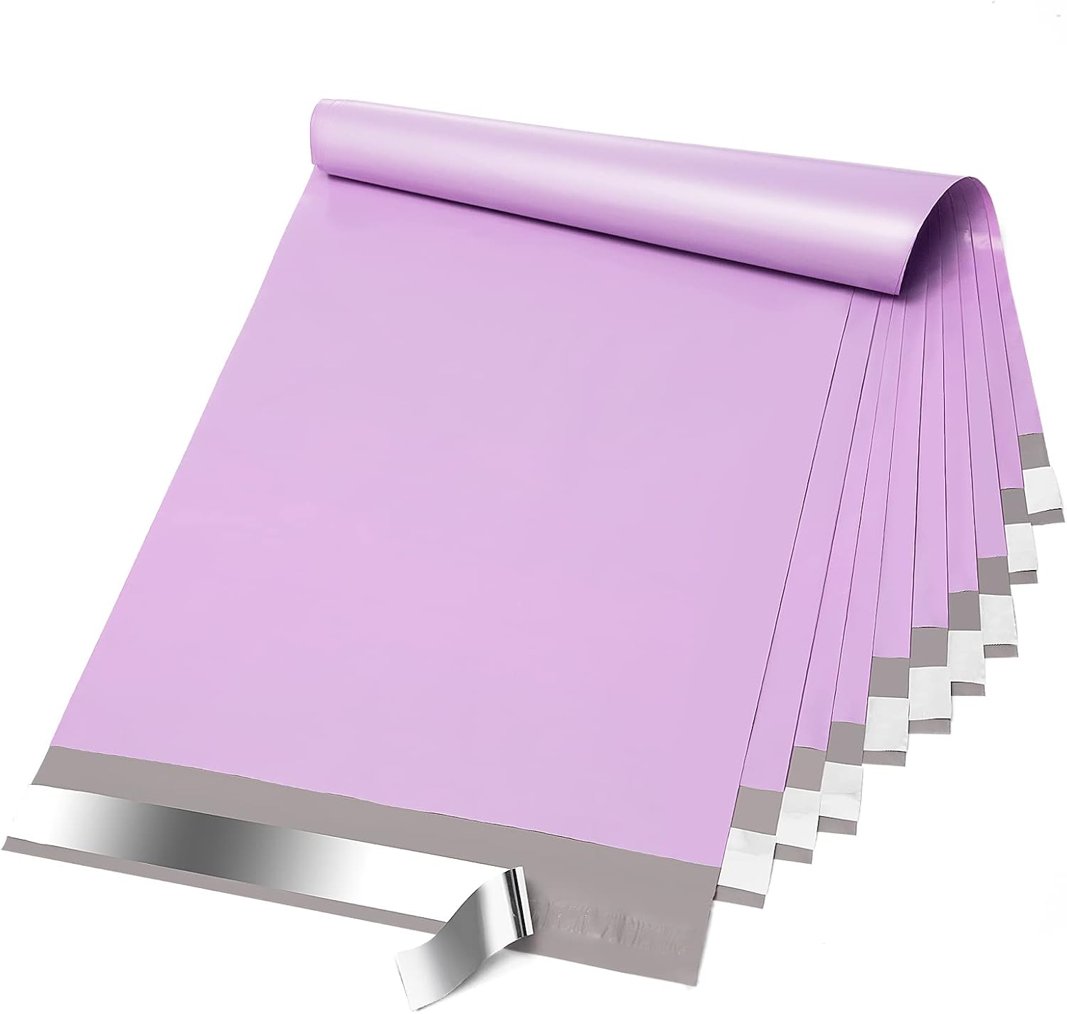 Poly Mailers 10x13 Inch 50 Pcs,Shipping Bags for Clothing Purple | Waterproof Strong Adhesive Shipping Envelopes for
