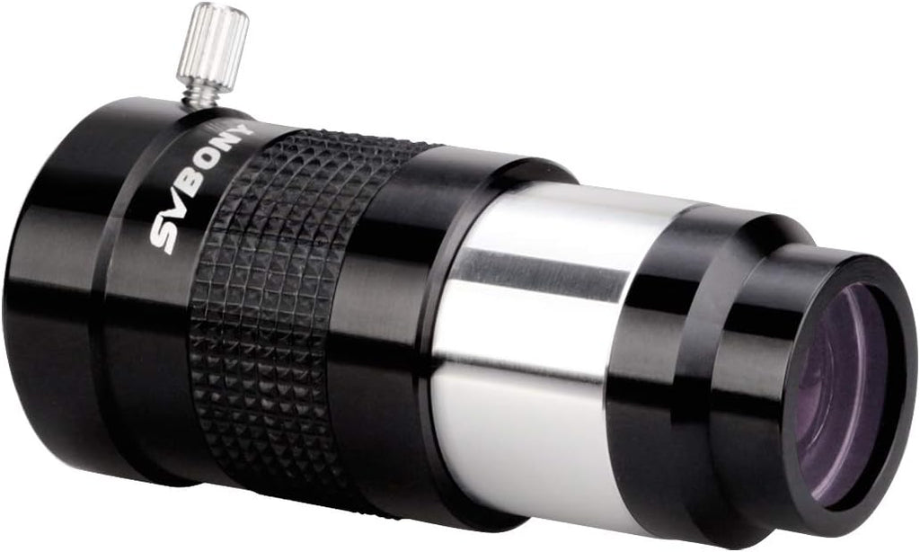 3X Barlow Lens, Fully-Multi Coated Achromatic, 1.25" Telescope Lens | Rubber Grip Ring, Metal Material, Crisp and