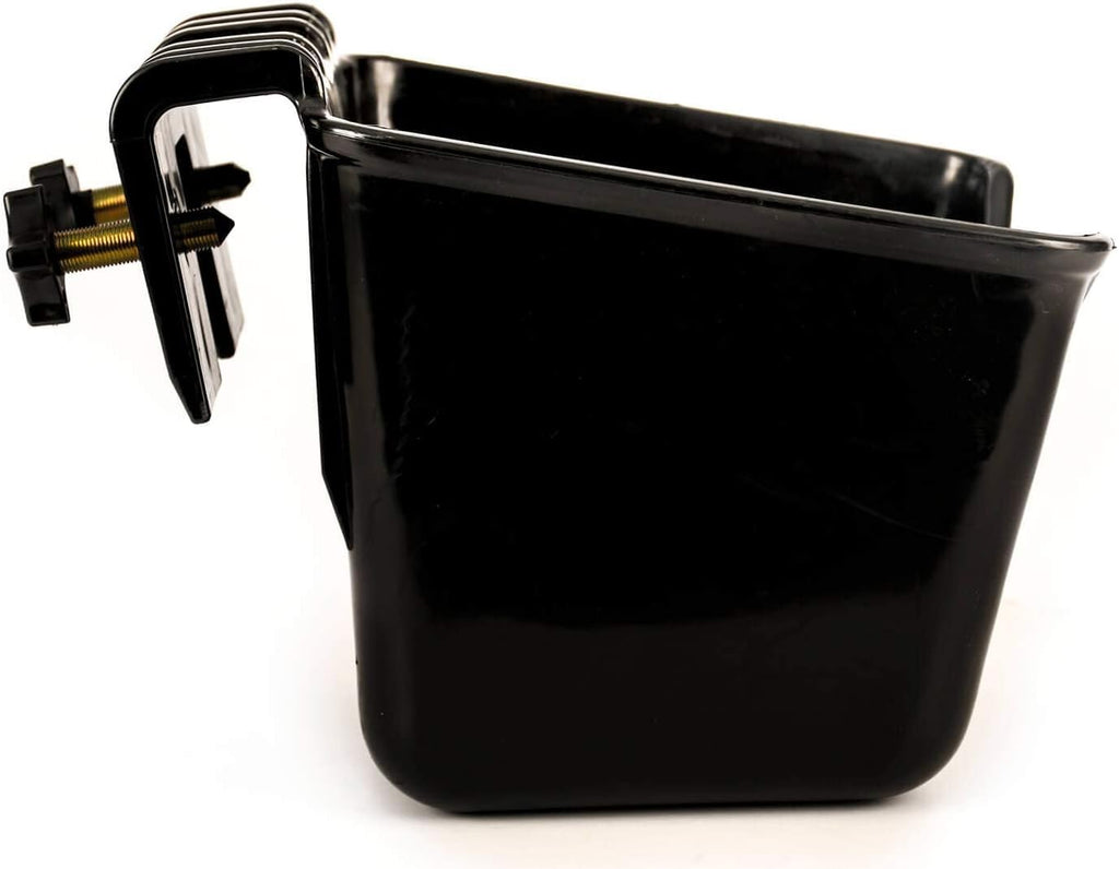 Livestock & Pet Feeds Mountable Heavy Duty Feed Bucket 14''x11''x11'' with Hardware Material Polyethylene Hold up to