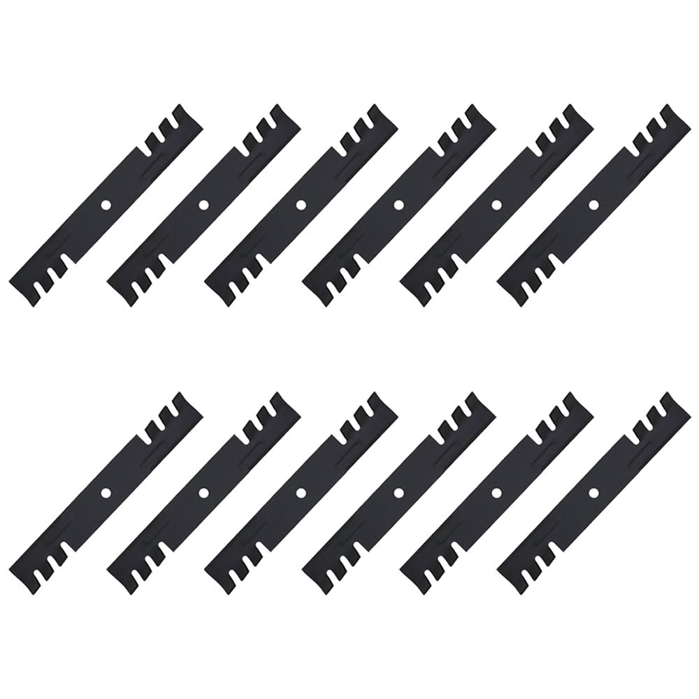 Toothed Mulching Blades Fits Bad Boy, Scag, Toro, Hustler 48" 50" Decks