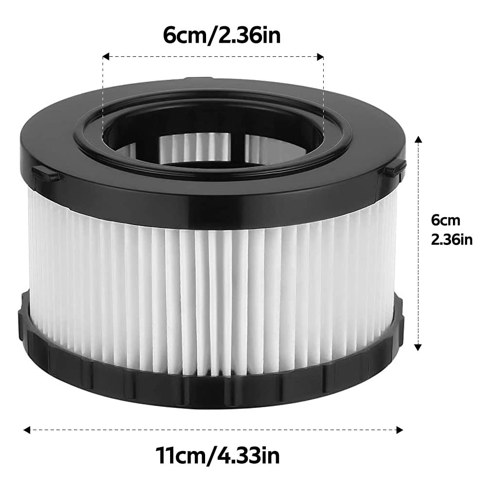 2 Pcs DC5151H HEPA Filter Compatible with DEWALT Wet Dry Vacuum