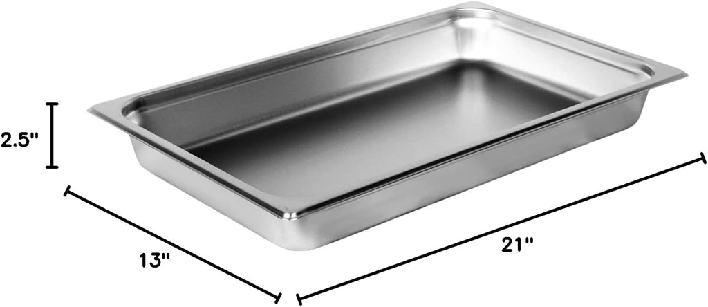 11.5 qt Full Size 2 1/2" Stainless Steel Steam Table Pan Steam Pan
