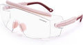 Safety Goggles Over Glasses, Anti Fog Safety Glasses with Clear Wraparound Lens, ANSI Z87.1 Protective Eyewear