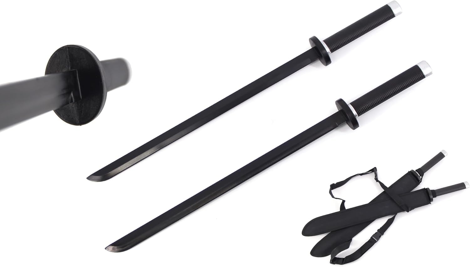 Foam Sword Practice Swords Sparring Training Swords with Nylon Sheath.