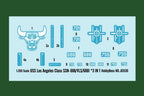 USS Los Angeles Class SSN-688/VLS/688I 3-in-1 Boat Model Building Kit