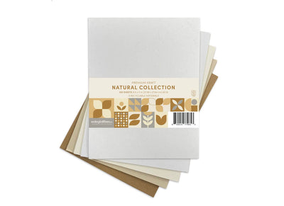 Premium Kraft Paper - Natural Collection, 8.5” x 11”, Pack of 100 by Ecological Fibers