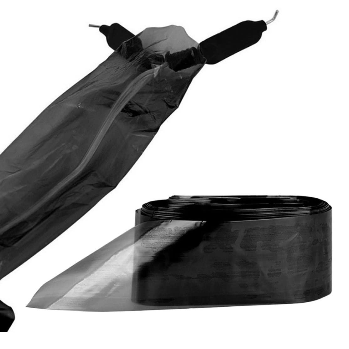 Disposable Black Tattoo Clip Cord Sleeves Bags Covers Bags for Tattoo Machine Tattoo Permanent Makeup 100PCS,Tattoo