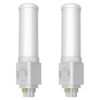 Universal Horizontal Quad Style G24Q 4-Pin LED Bulb, CFL Replacement, Type A+B, 4CCT 2700K/3000K/4000K/5000K