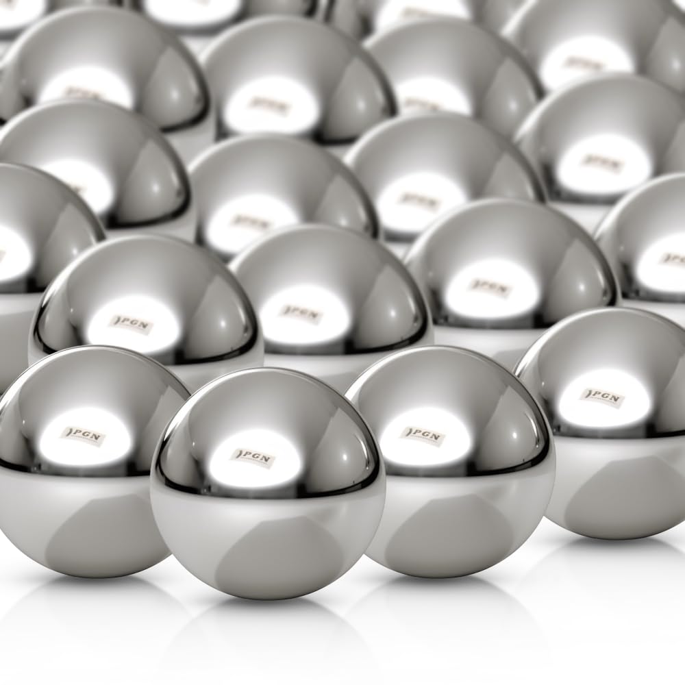 PGN 1/2" Chrome Steel Bearing Ball G25 (200 Pcs)