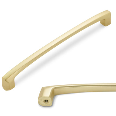 6 Pack 7.5 Inch Brushed Brass Kitchen Cabinet Handles