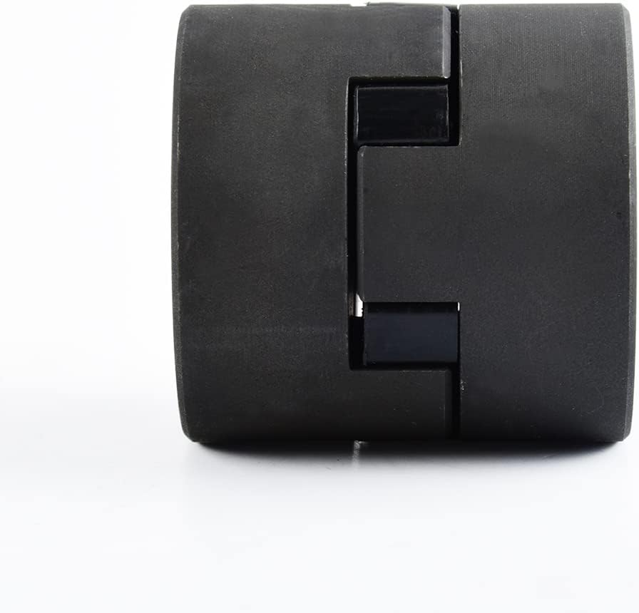 1/2" to 3/4" L095 Flexible 3-Piece L-Jaw Coupling Set & Buna-N NBR Rubber Spider