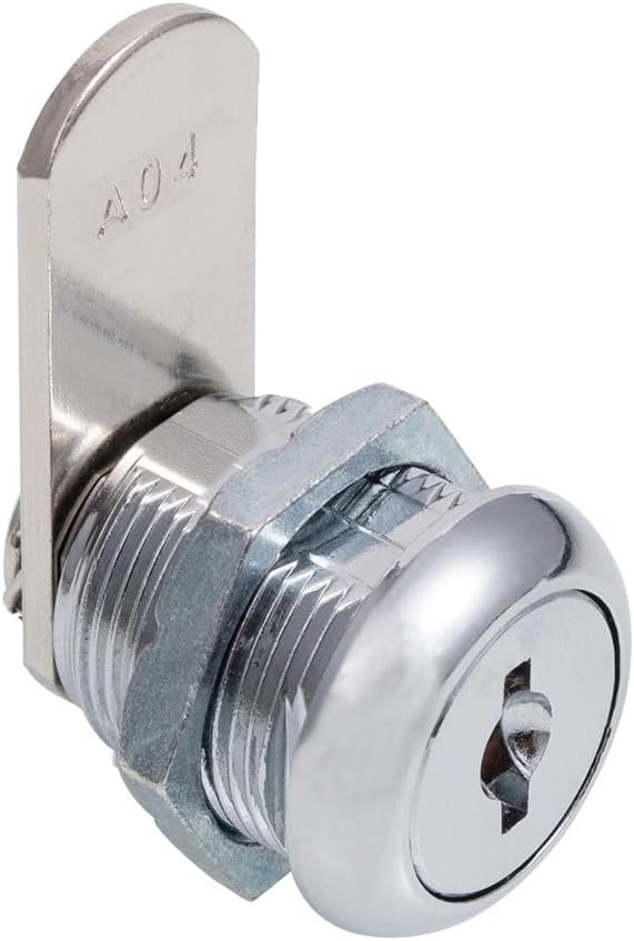 Cabinet Cam Locks Keyed Alike, 5/8” Cylinder Cam Locks for Tool Box RV Compartment Mailbox Vending Machine Drawer