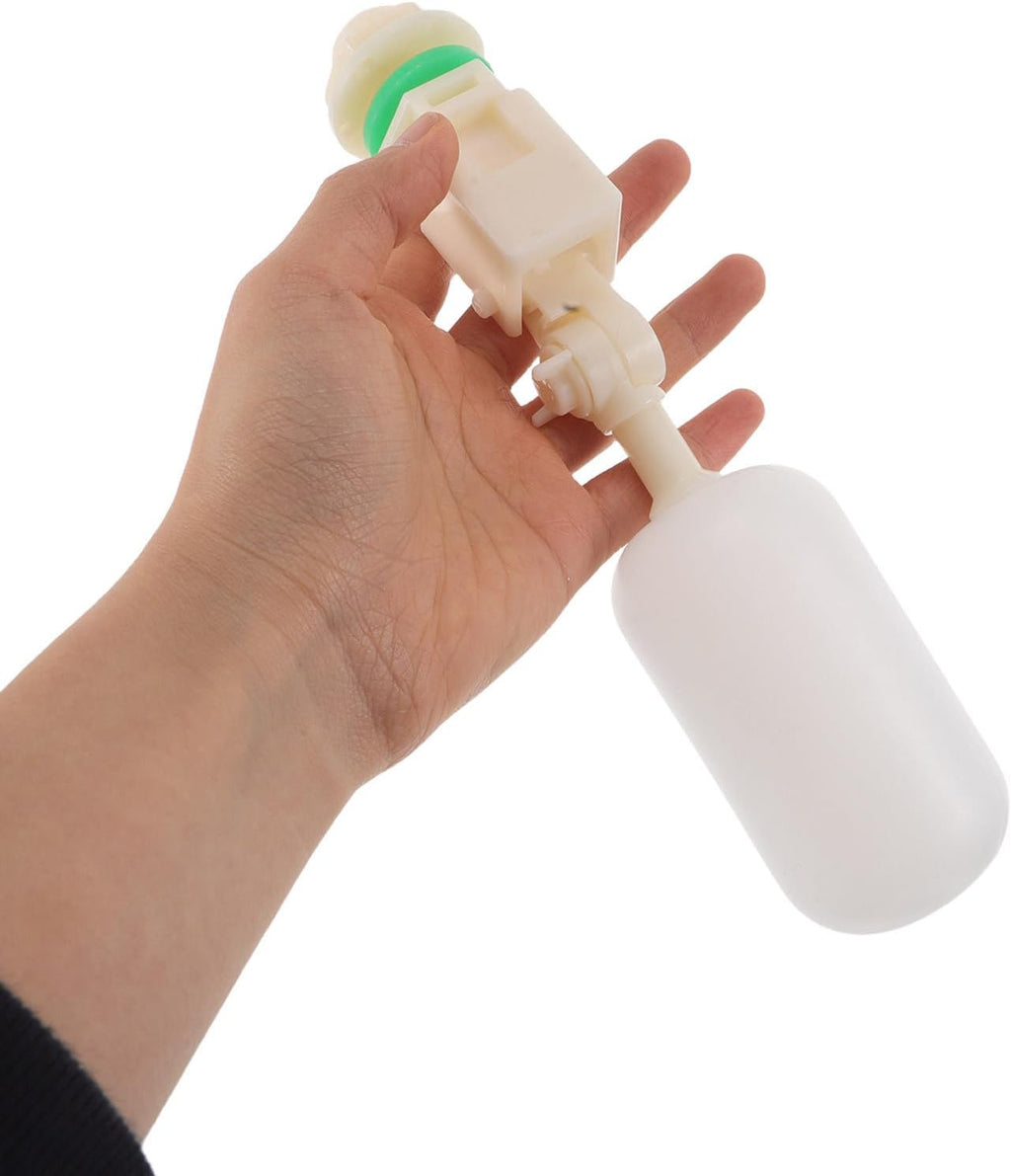 Automatic Float Valve for Livestock and Sheep White Plastic | Adjustable Arm, Automatic Refill Control, Wear